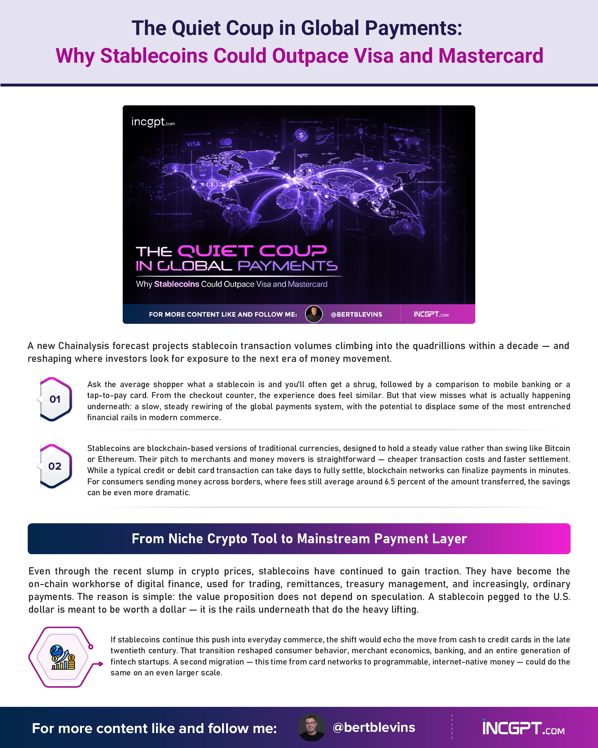 The Quiet Coup in Global Payments Why Stablecoins Could Outpace Visa and Mastercard
