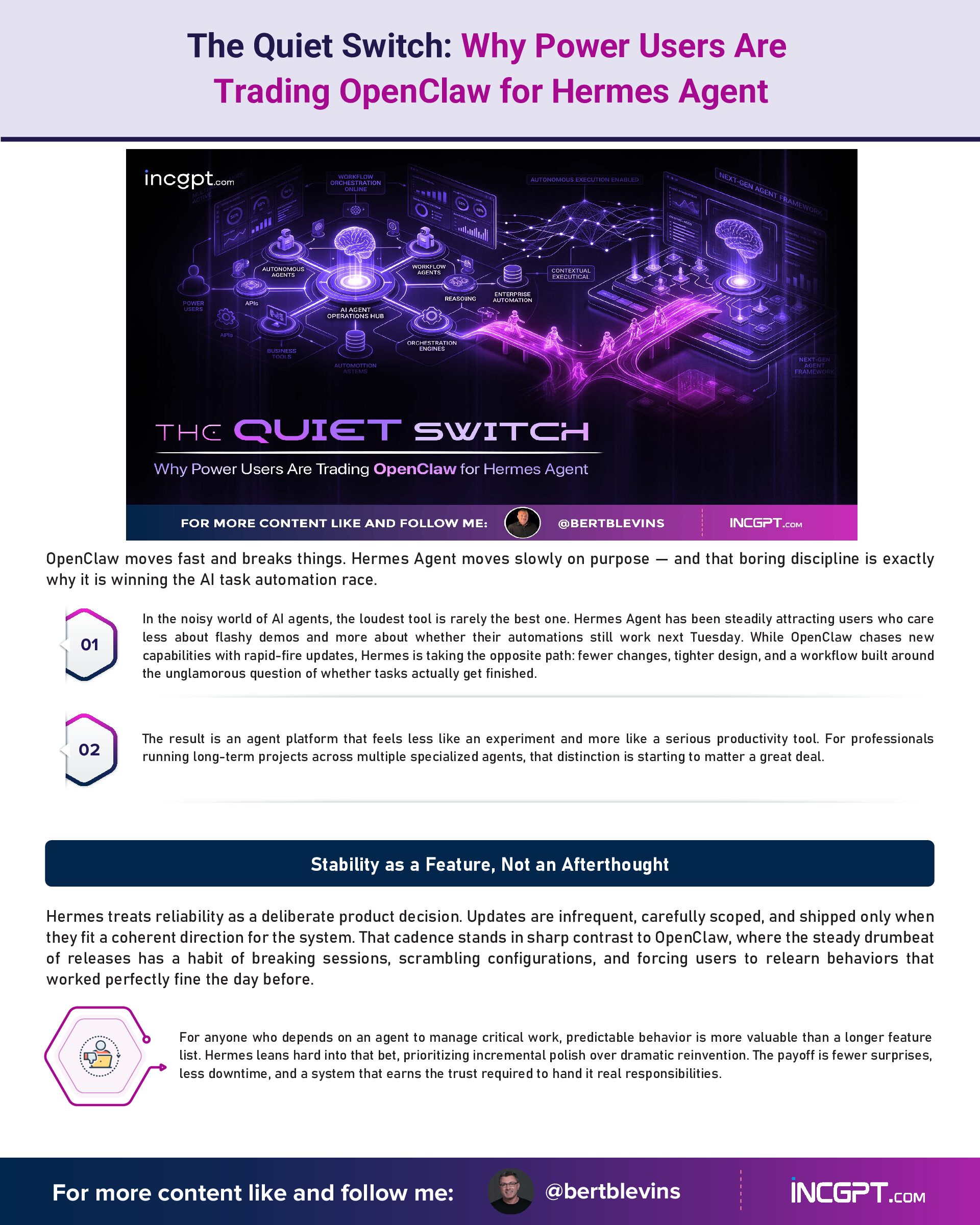 The Quiet Switch – Why Power Users Are Trading OpenClaw for Hermes Agent