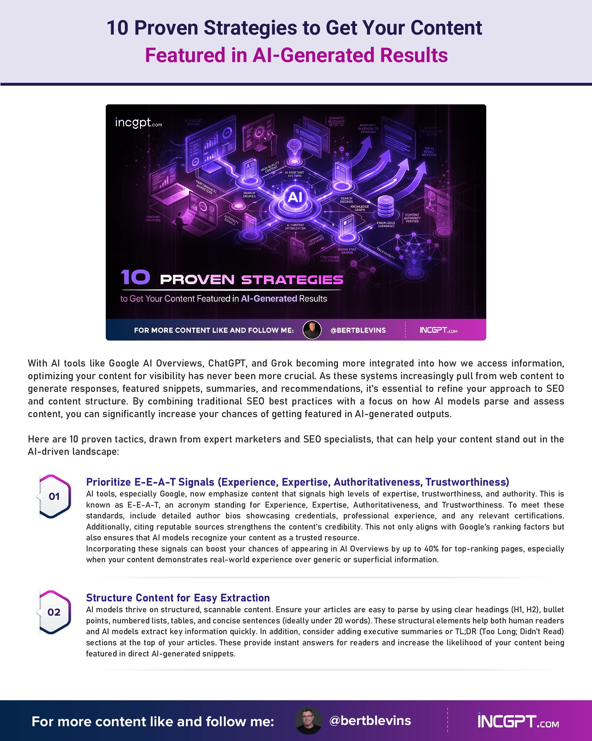 10 Proven Strategies to Get Your Content Featured in AI-Generated Results