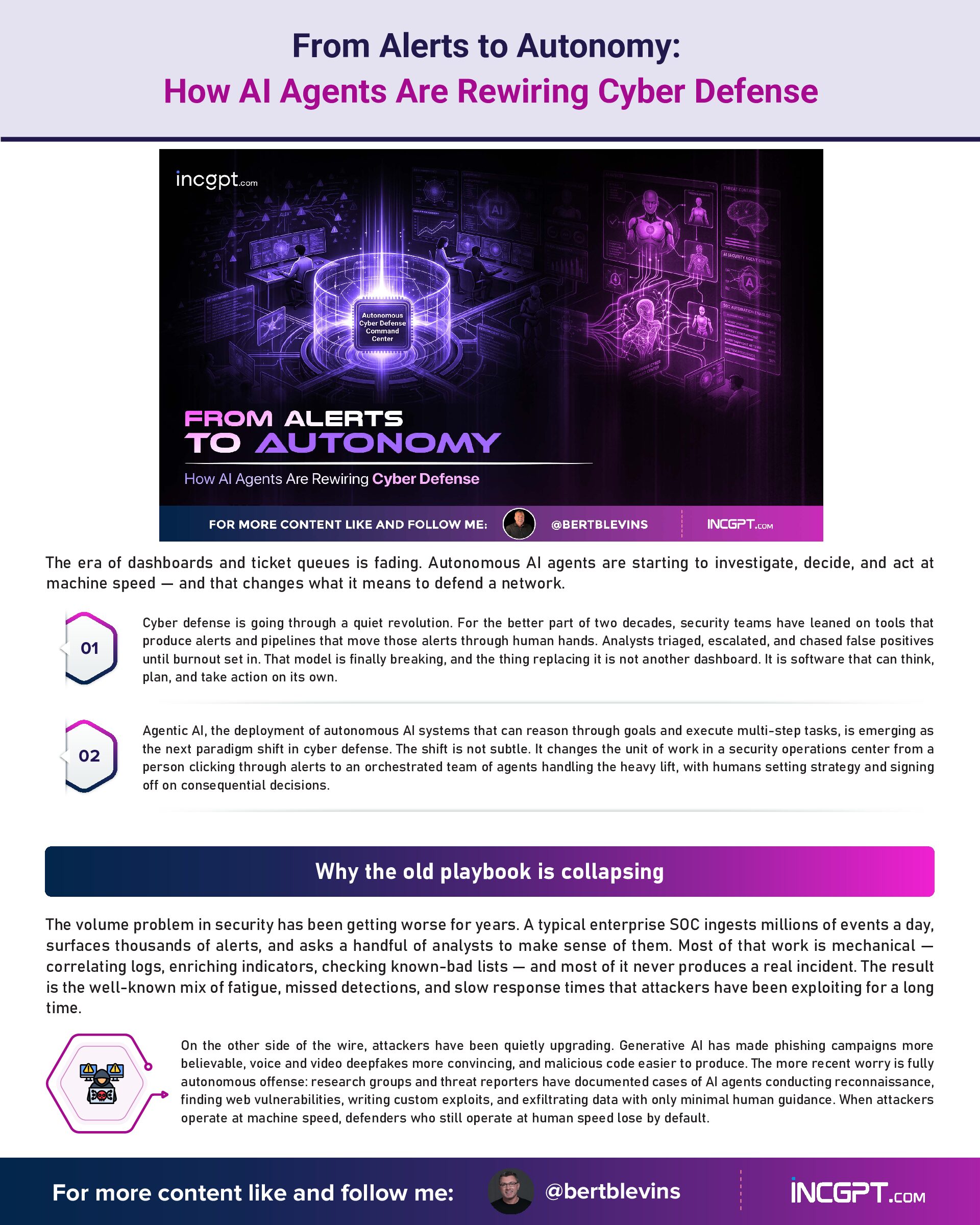 From Alerts to Autonomy – How AI Agents Are Rewiring Cyber Defense