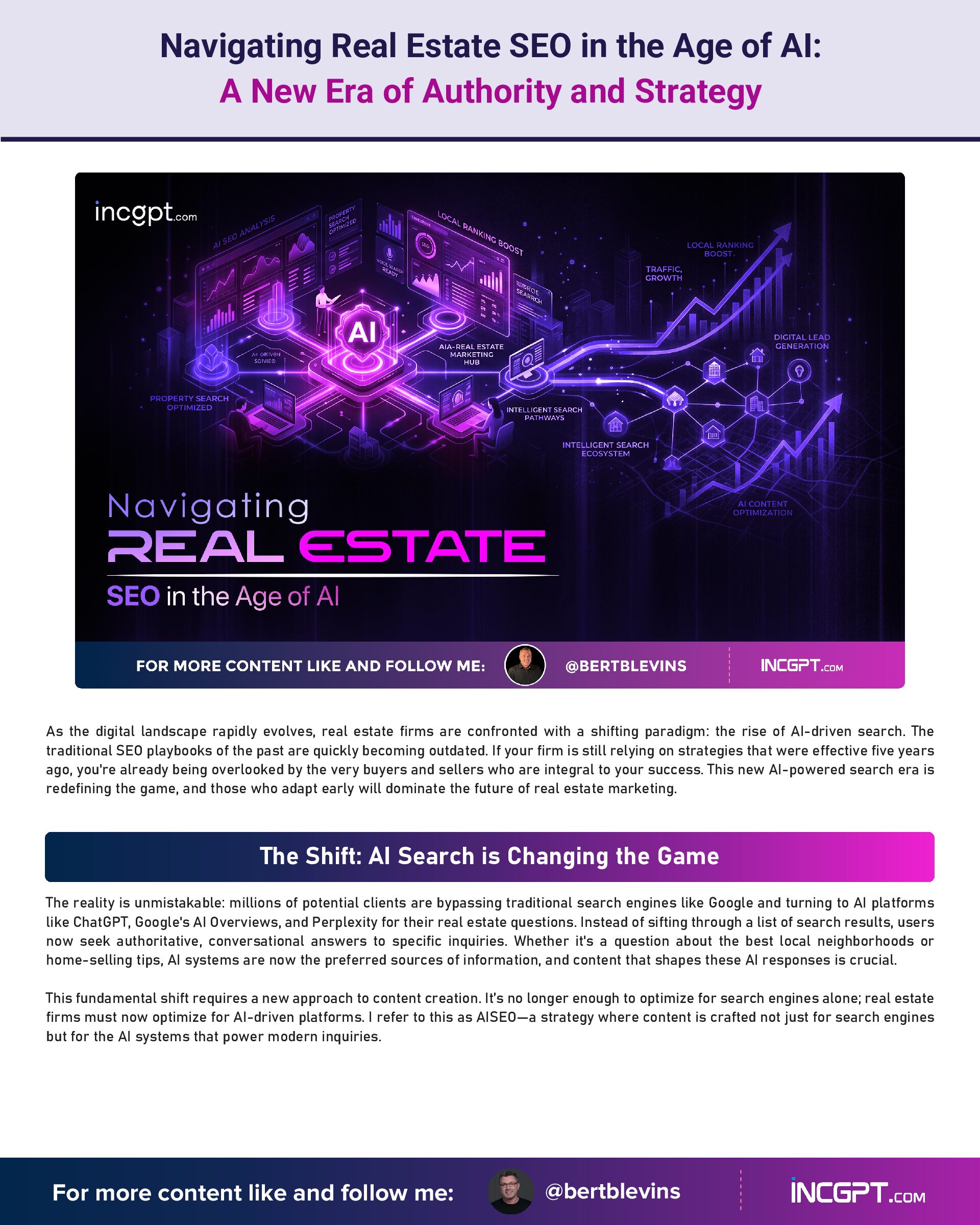 Navigating Real Estate SEO in the Age of AI