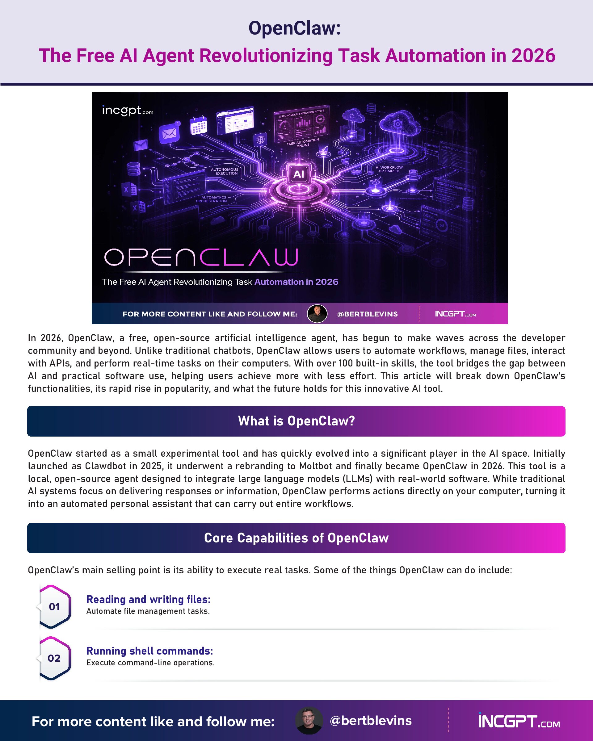 OpenClaw The Free AI Agent Revolutionizing Task Automation in 2026